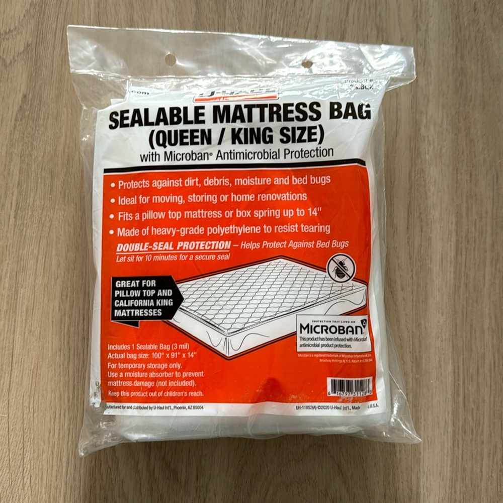 Uhaul Sealable Mattress Bag